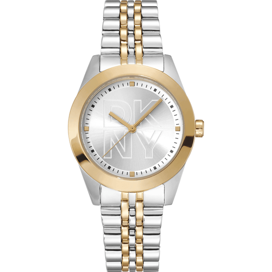 DKNY Dame Rustfrit Stål Sølv/Guldfarvet Sølv Ur DK1L060M0065 - Urma.dk