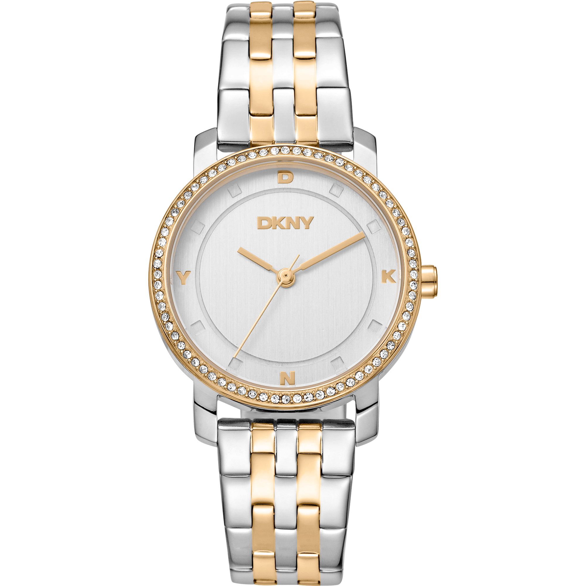 DKNY Dame Rustfrit Stål Sølv/Guldfarvet Sølv Ur DK1L065M0065 - Urma.dk