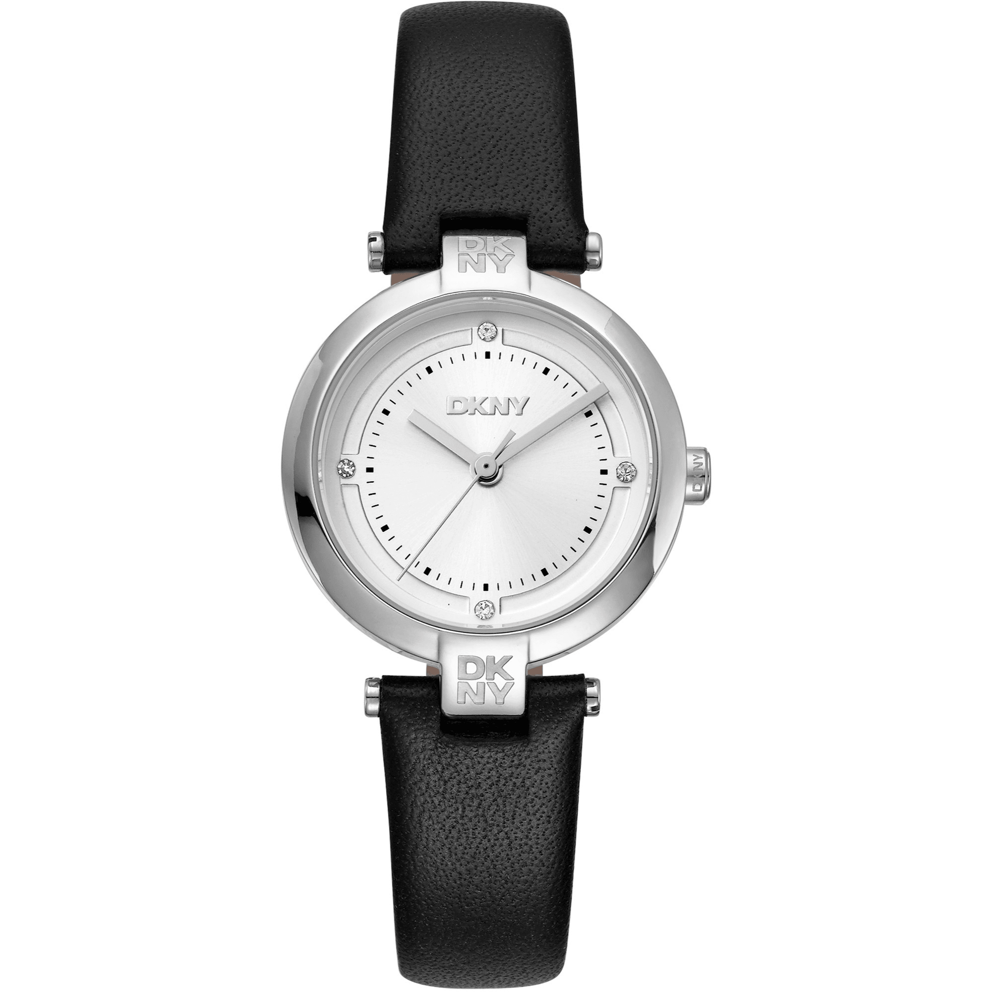 DKNY Dame Sølv Sort Ur DK1L043L0015 - Urma.dk