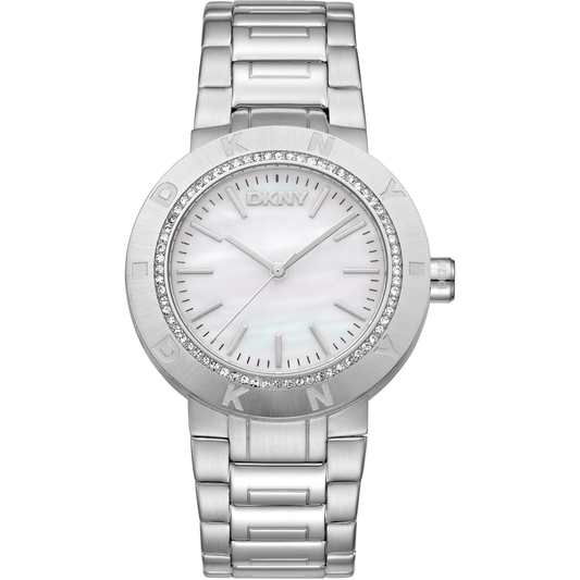 DKNY Dame Sølv Ur DK1L023M0015 - Urma.dk