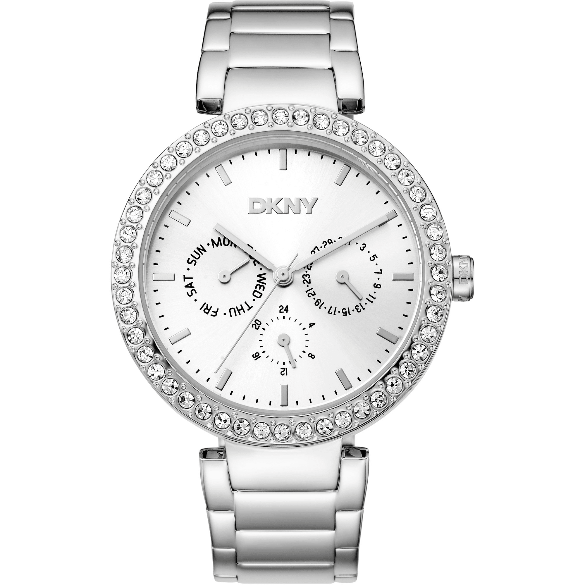 DKNY Dame Sølv Ur DK1L044M0035 - Urma.dk