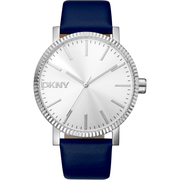 DKNY Dame Sølv/Blå Ur DK1L034L0015 - Urma.dk
