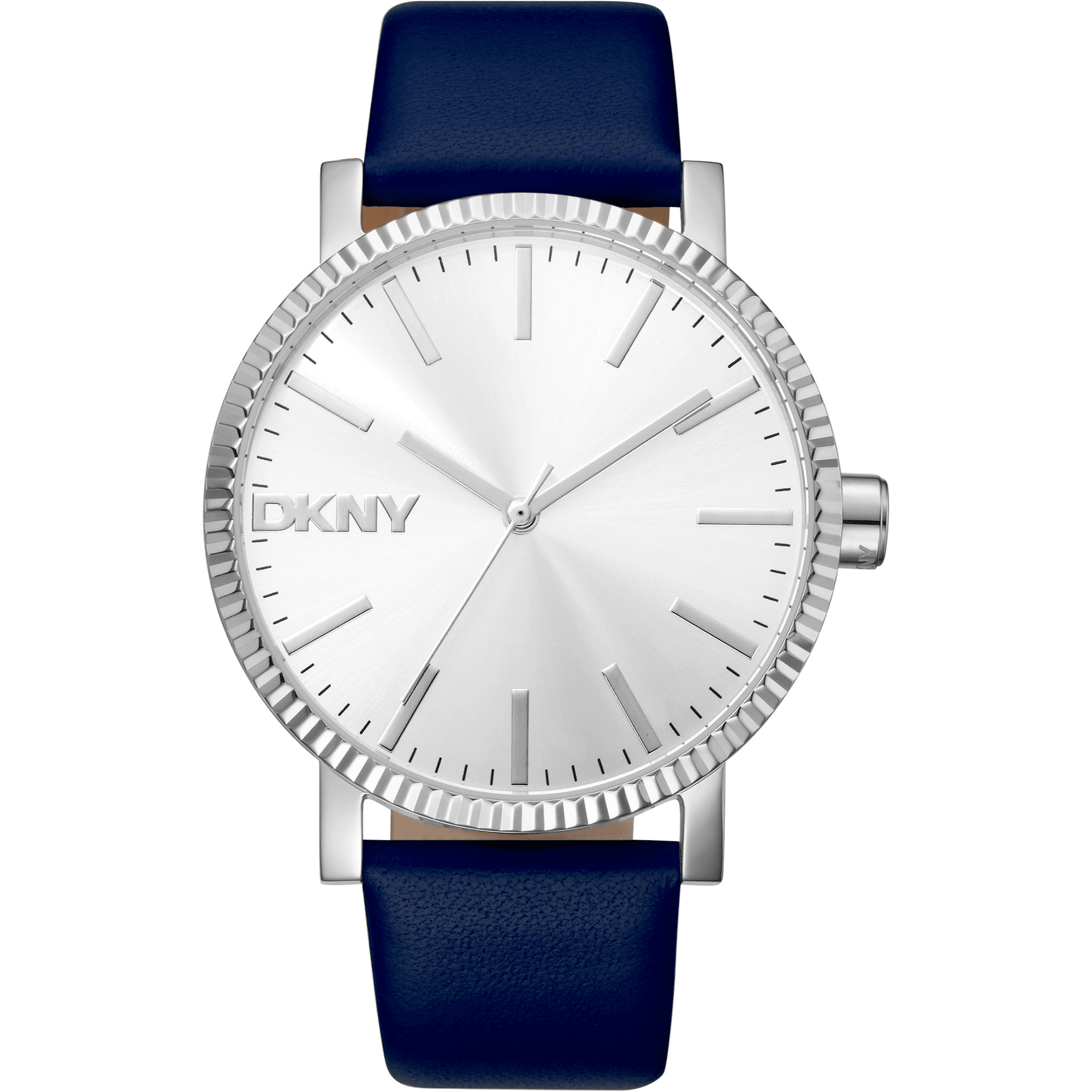 DKNY Dame Sølv/Blå Ur DK1L034L0015 - Urma.dk