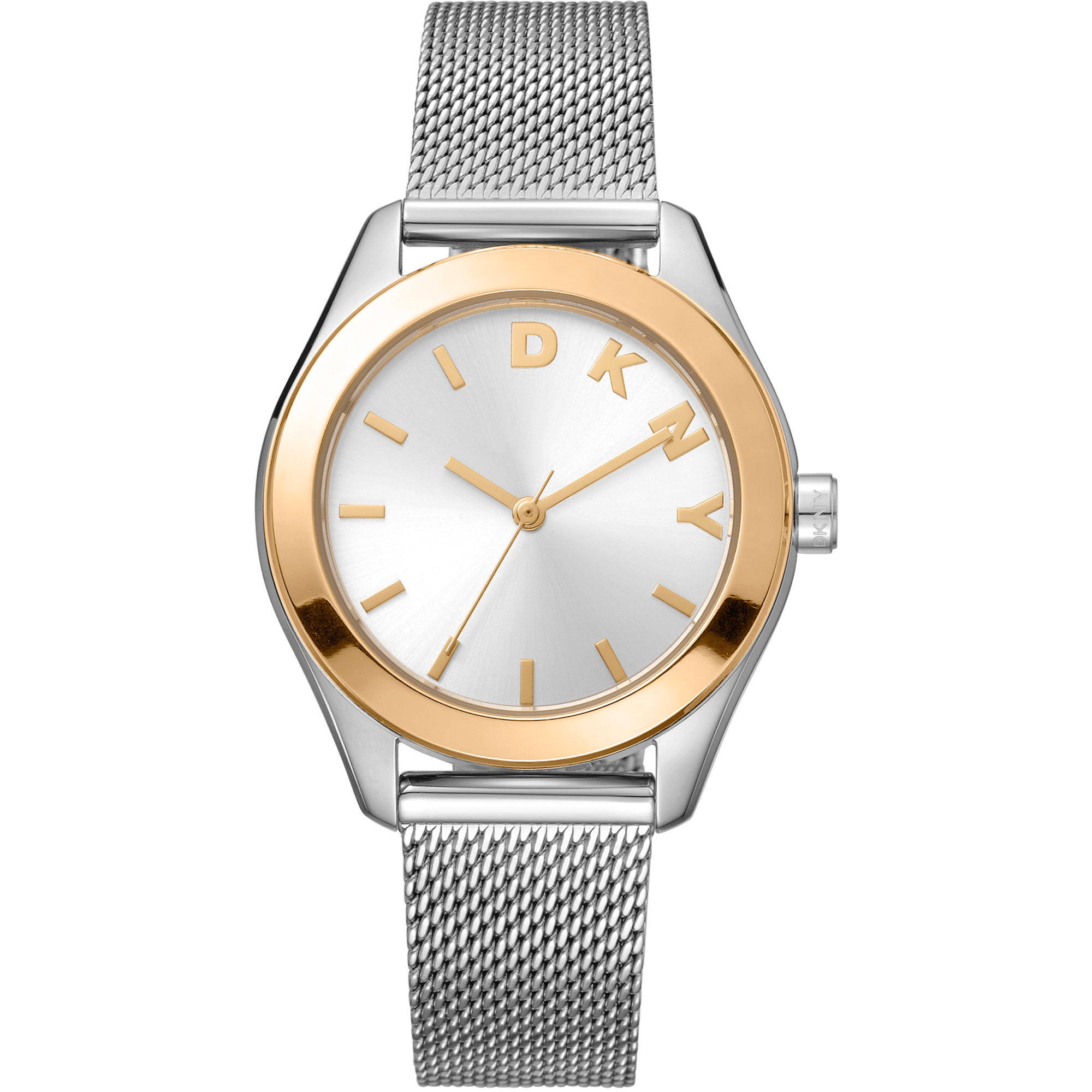 DKNY Dame Sølv/Gold Ur DK1L032M0045 - Urma.dk