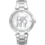 DKNY Dame Sølvgrå Hvid Ur DK1L041M0045 - Urma.dk