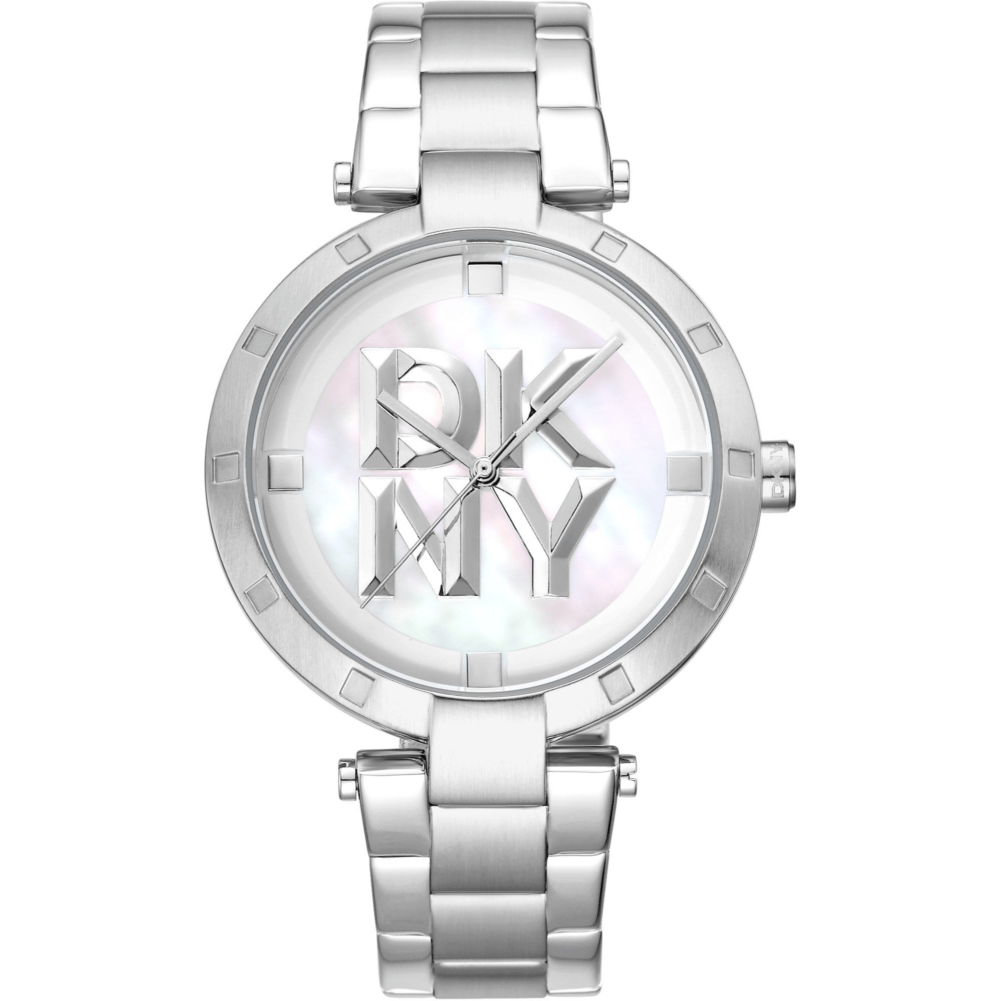 DKNY Dame Sølvgrå Hvid Ur DK1L041M0045 - Urma.dk