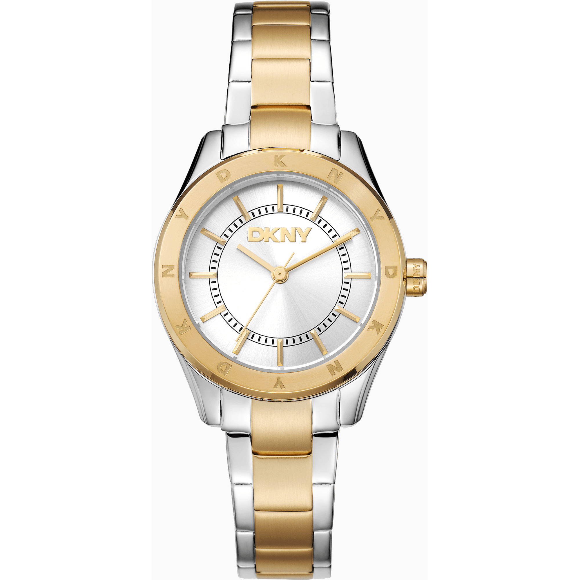 DKNY Dame Sølv/Guld Ur DK1L018M0055 - Urma.dk