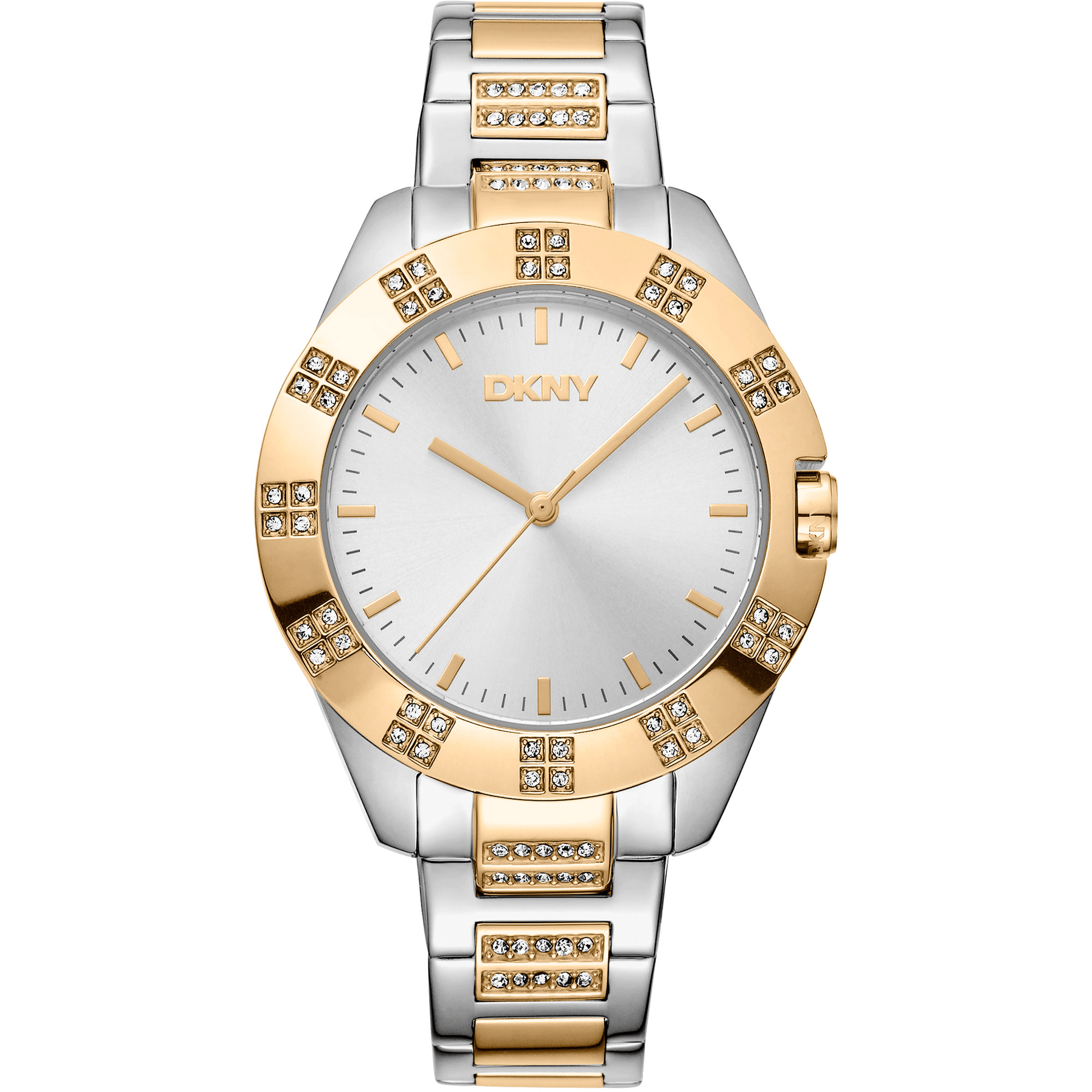 DKNY Dame Sølv/Guld Ur DK1L019M0055 - Urma.dk