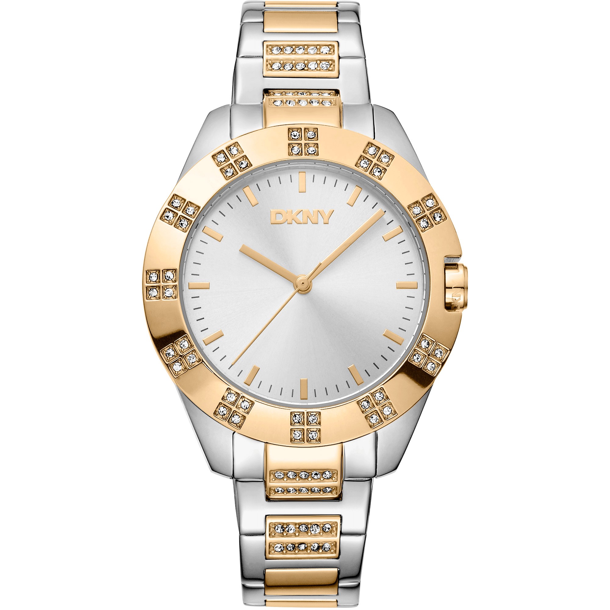 DKNY Dame Sølv/Guld Ur DK1L019M0055 - Urma.dk