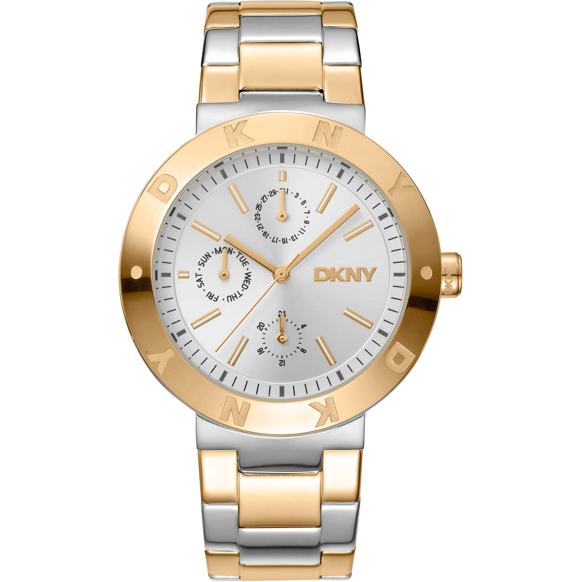 DKNY Dame Sølv/Guld Ur DK1L022M0055 - Urma.dk