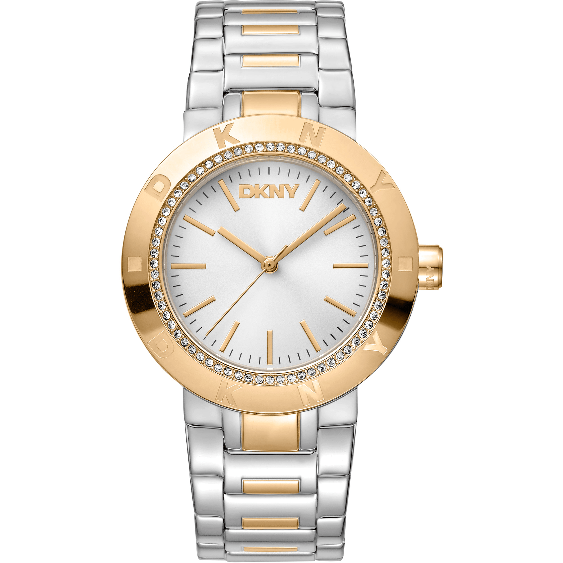 DKNY Dame Sølv/Guld Ur DK1L023M0055 - Urma.dk