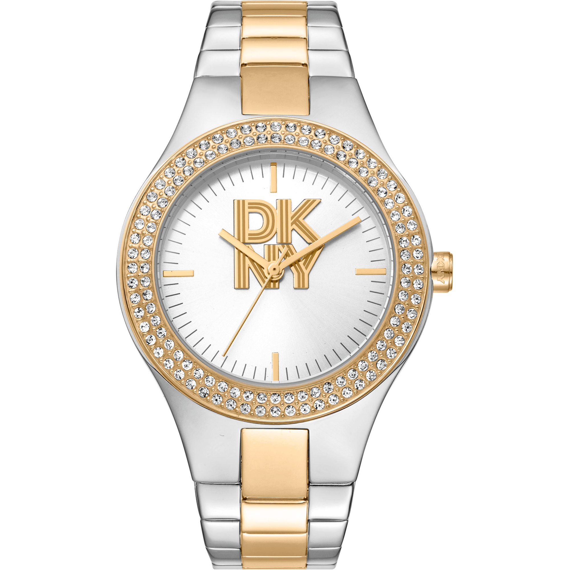 DKNY Dame Sølv/Guld Ur DK1L025M0075 - Urma.dk