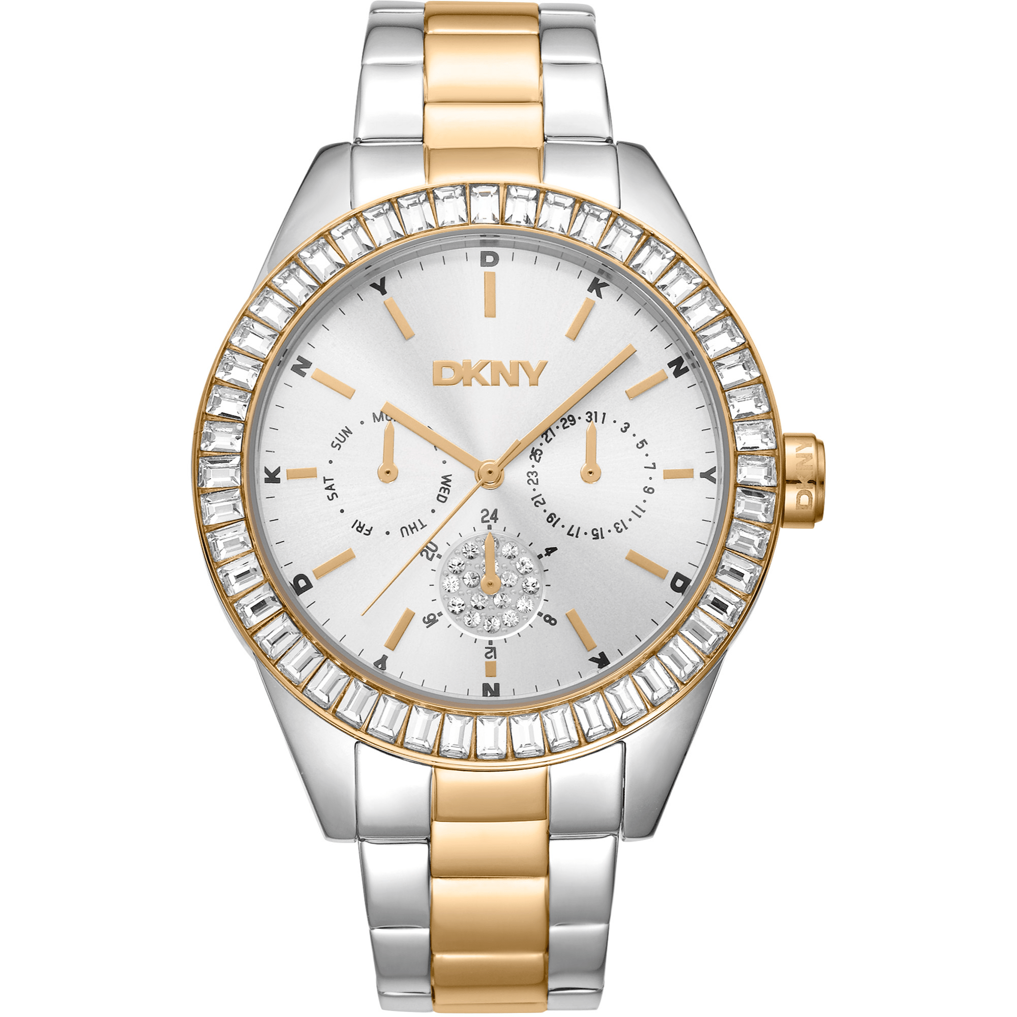 DKNY Dame Sølv/Guld Ur DK1L027M0075 - Urma.dk