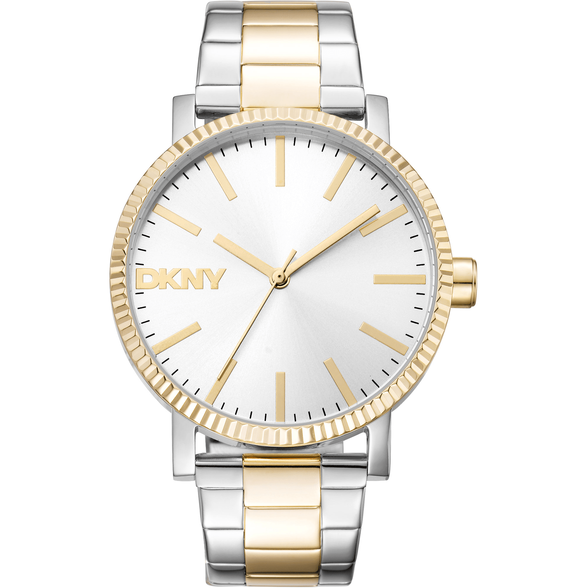 DKNY Dame Sølv/Guld Ur DK1L034M0075 - Urma.dk