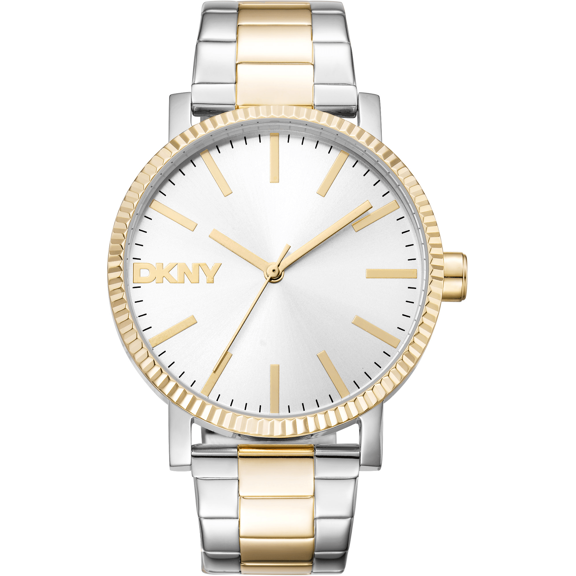 DKNY Dame Sølv/Guld Ur DK1L034M0075 - Urma.dk