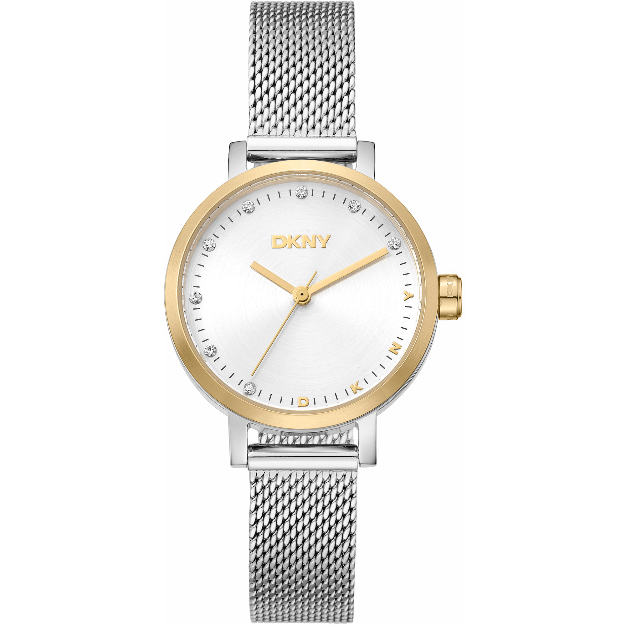 DKNY Dame Sølv/Guld Ur DK1L037M0055 - Urma.dk