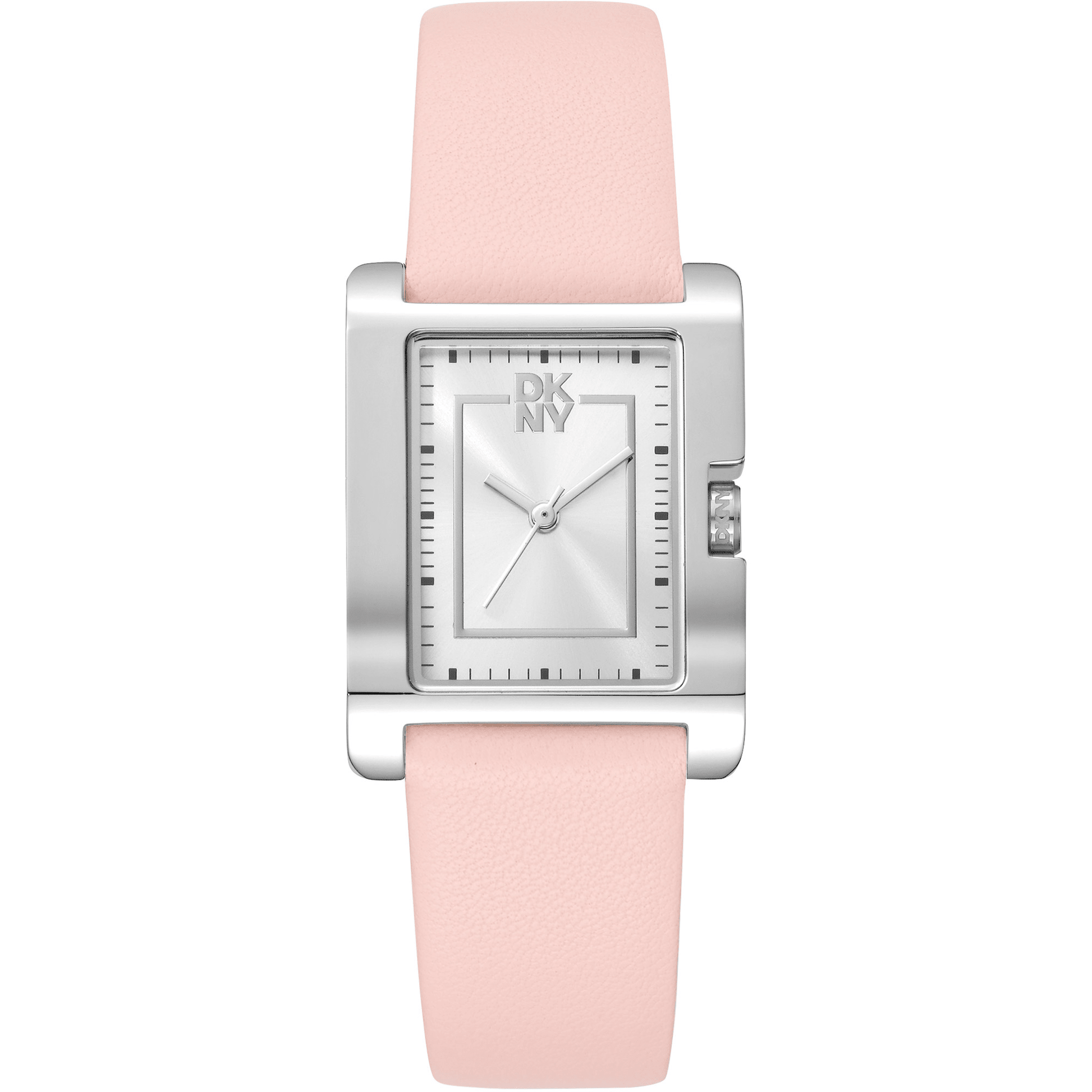 DKNY Dame Sølv/Pink Ur DK1L007L0015 - Urma.dk