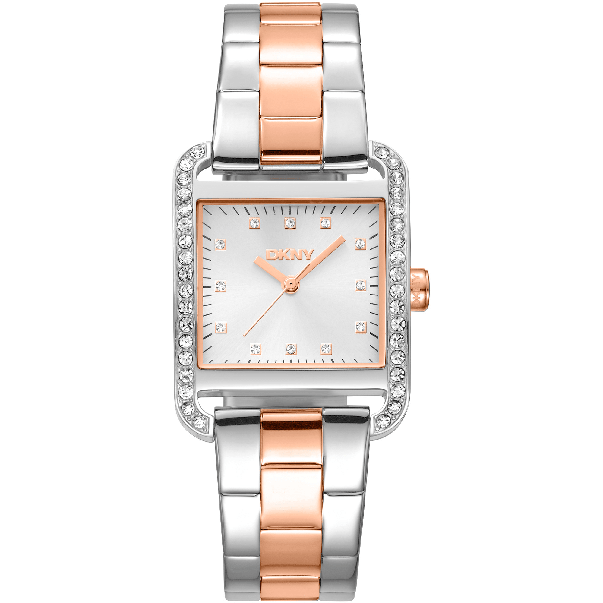 DKNY Dame Sølv/Rosaguld Ur DK1L003M0055 - Urma.dk