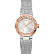 DKNY Dame Sølv/Rosaguld Ur DK1L024M0055 - Urma.dk