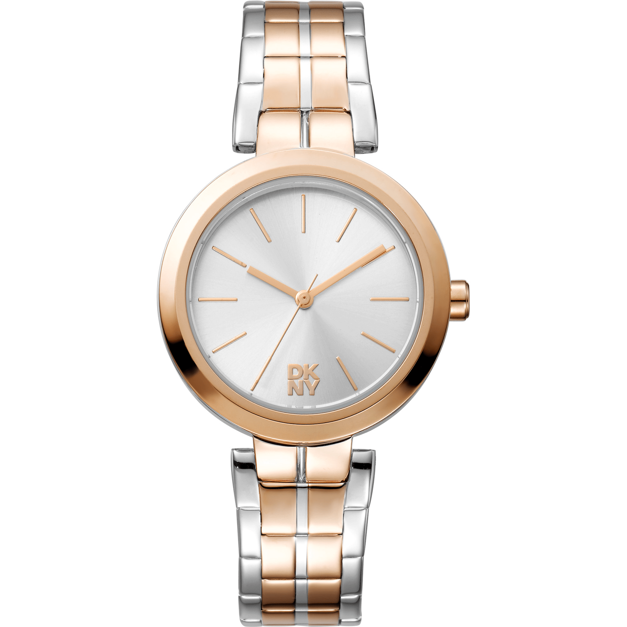 DKNY Dame Sølv/Rosaguld Ur DK1L045M0085 - Urma.dk