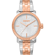 DKNY Dame Sølv/Rosaguld Ur DK1L053M0065 - Urma.dk