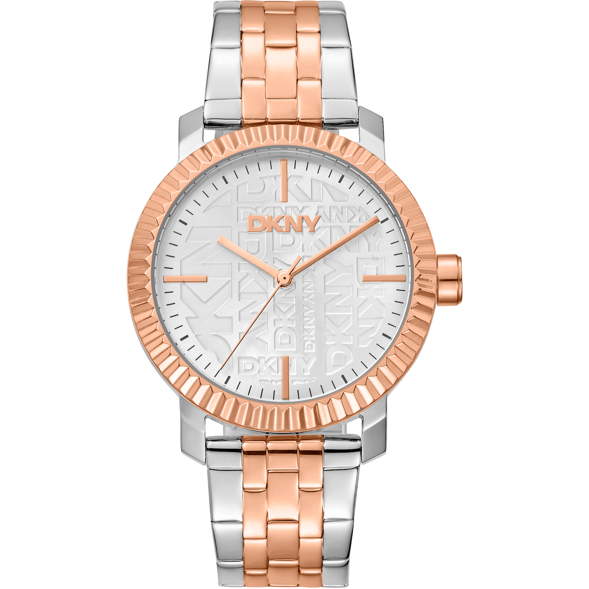 DKNY Dame Sølv/Rosaguld Ur DK1L053M0065 - Urma.dk