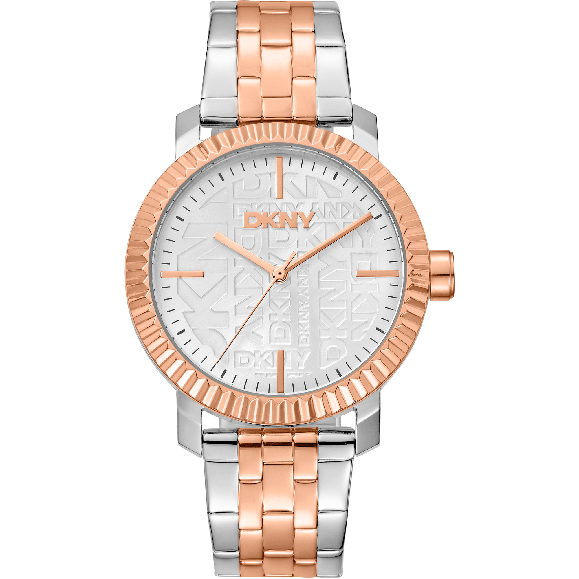 DKNY Dame Sølv/Rosaguld Ur DK1L053M0065 - Urma.dk