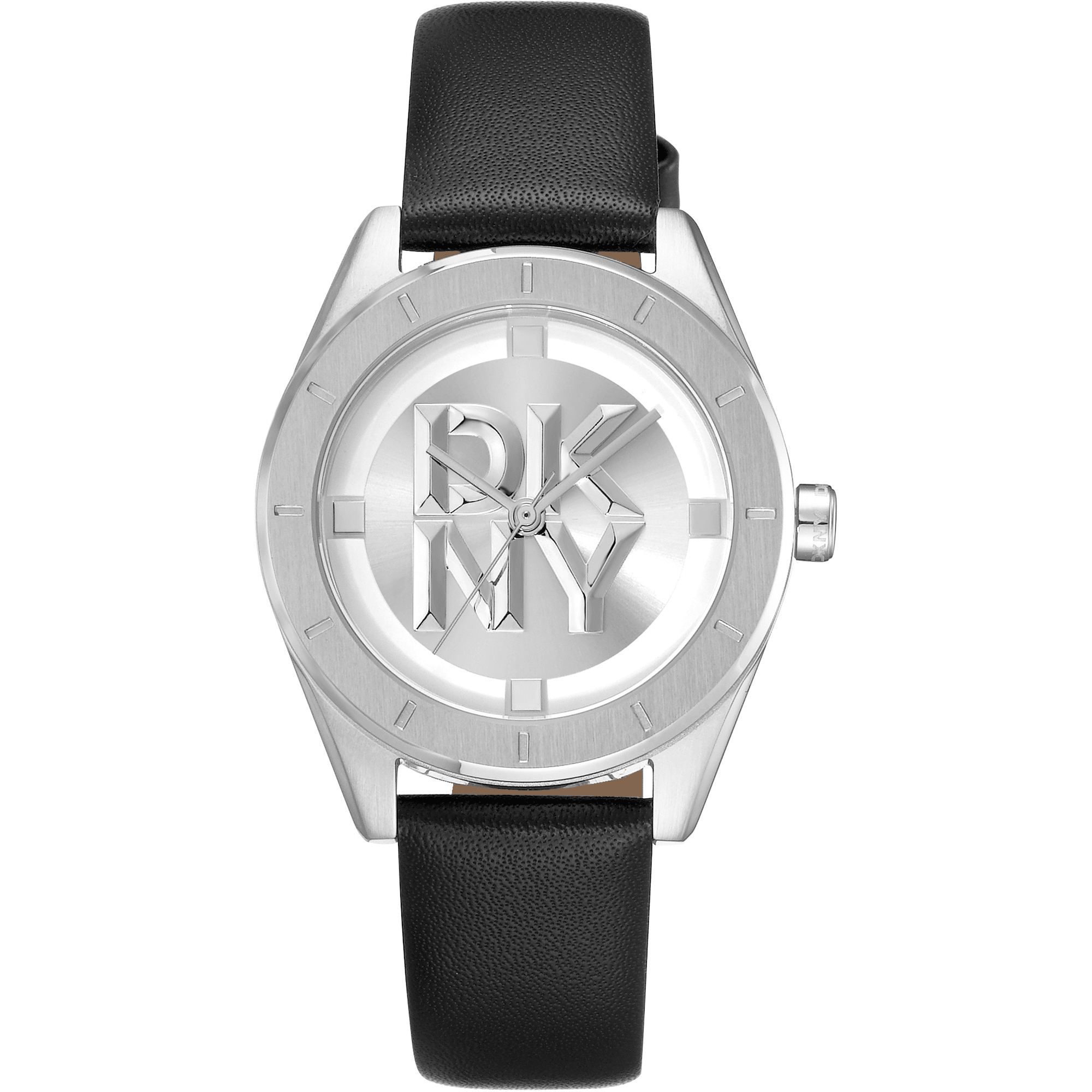 DKNY Dame Sølv/Sort Ur DK1L016L0015 - Urma.dk
