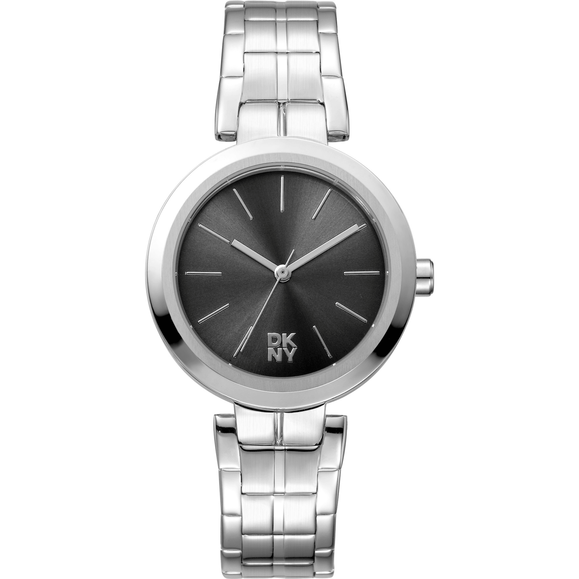 DKNY Dame Sort Sølv Ur DK1L045M0045 - Urma.dk