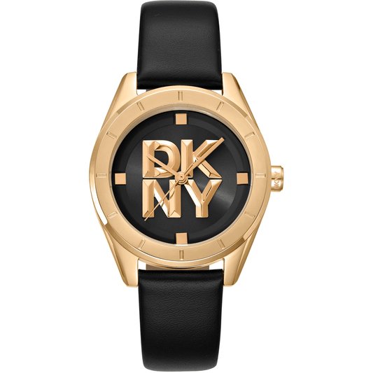 DKNY Dame Sort/Guld Ur DK1L016L0025 - Urma.dk