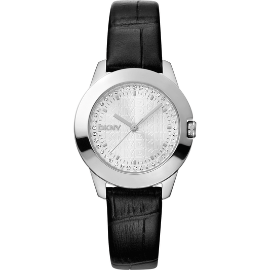 DKNY Dame Sort/Sølv Ur DK1L021L0015 - Urma.dk