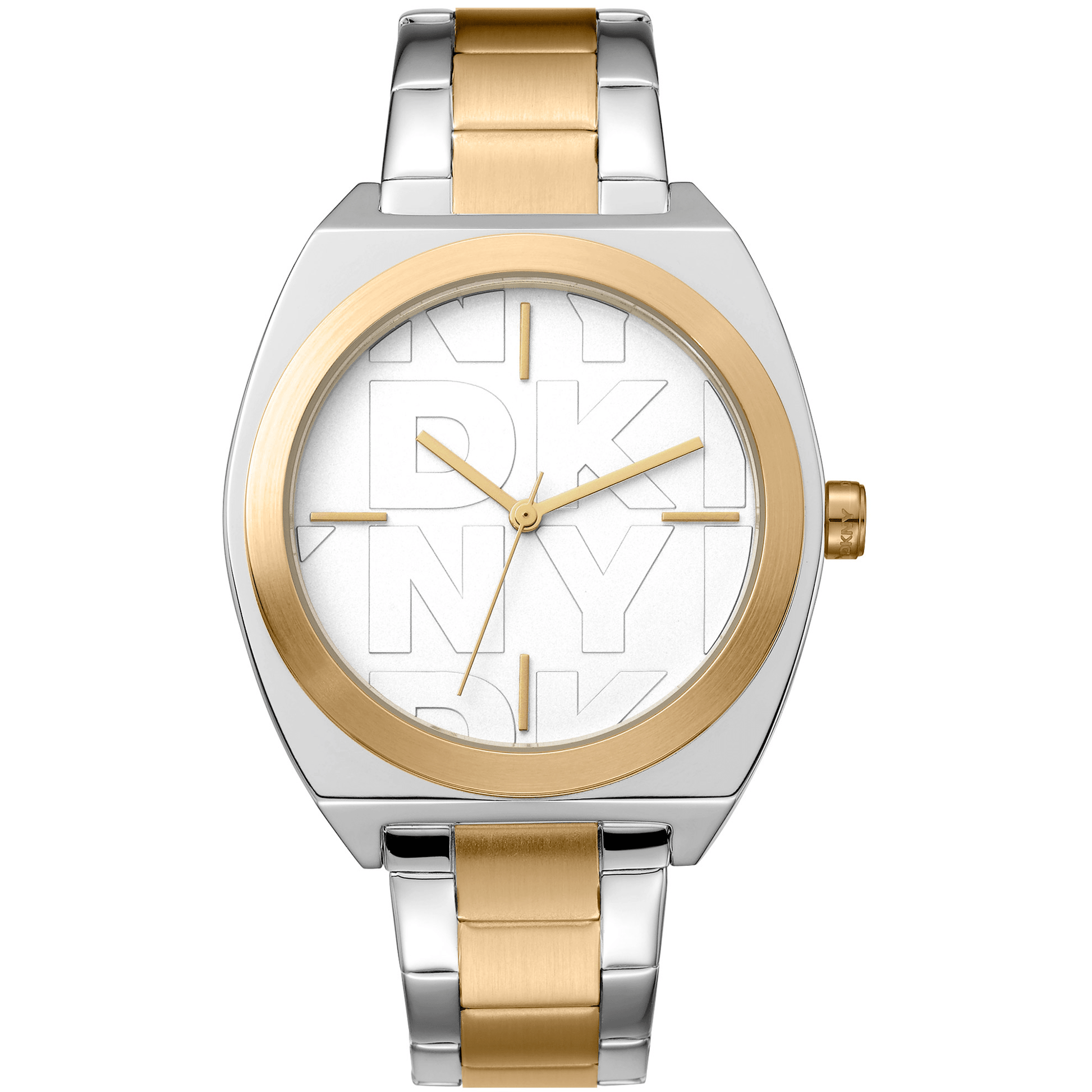 DKNY Dame To - tone Sølv Guld Ur DK1L039M0045 - Urma.dk