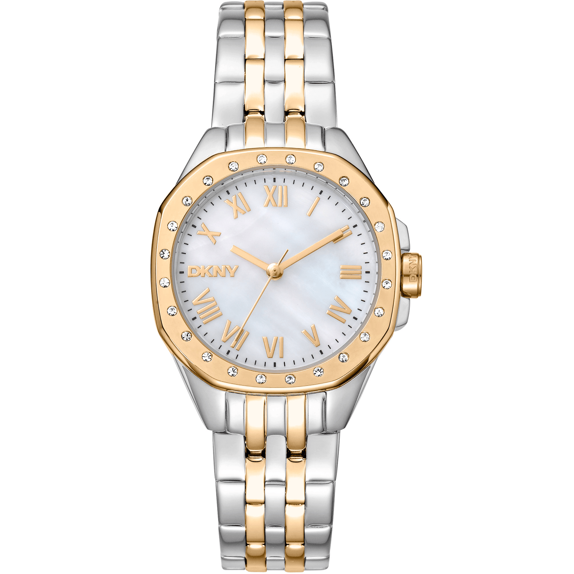 DKNY Dame Tofarvet Sølv/Guld Ur DK1L013M0085 - Urma.dk