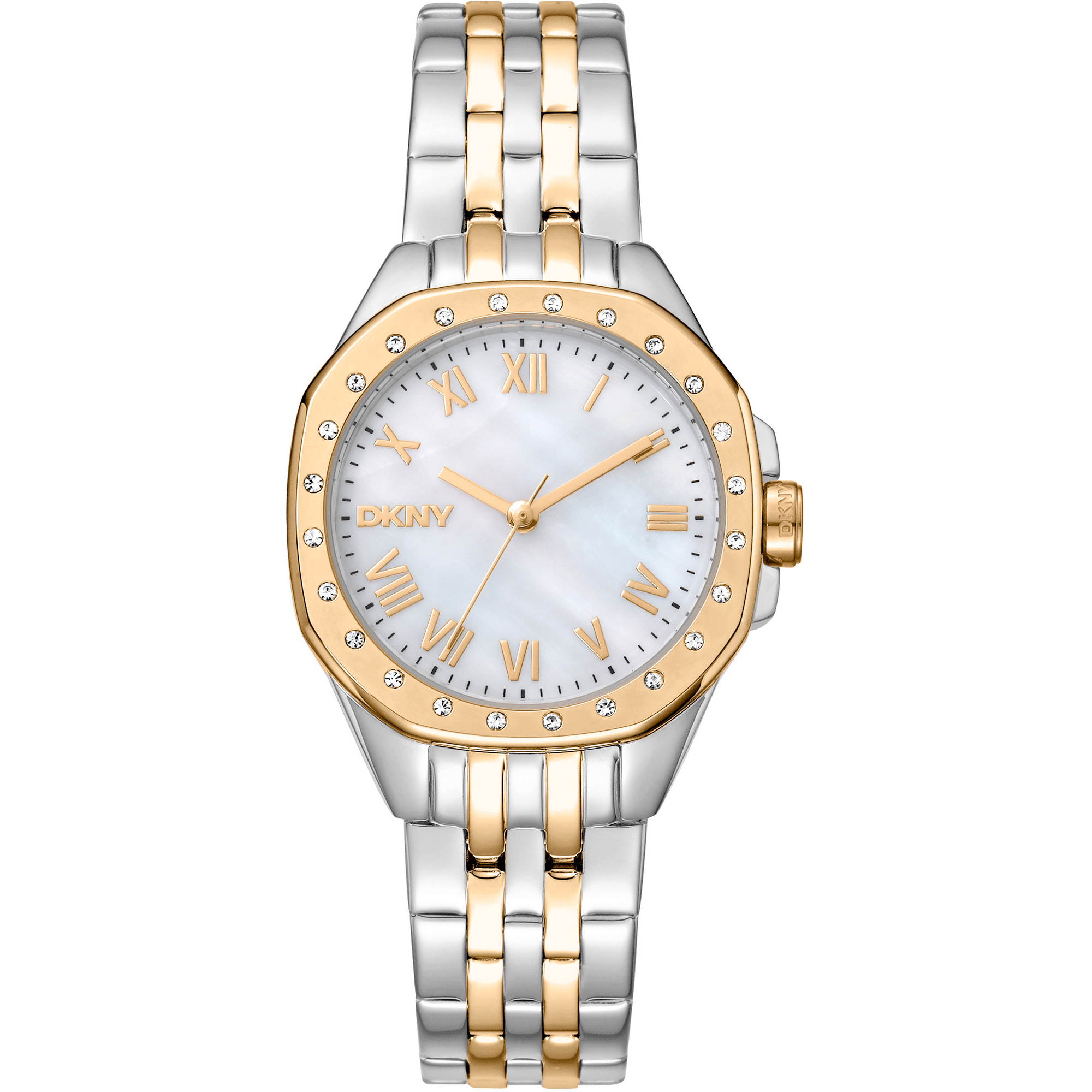 DKNY Dame Tofarvet Sølv/Guld Ur DK1L013M0085 - Urma.dk
