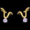 Ear Cuff - Cubic Zirconia Wishbone Band