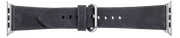 Sort læderrem til iWatch - 38 mm