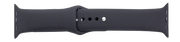 Sort silikone urrem til iWatch - 38 mm