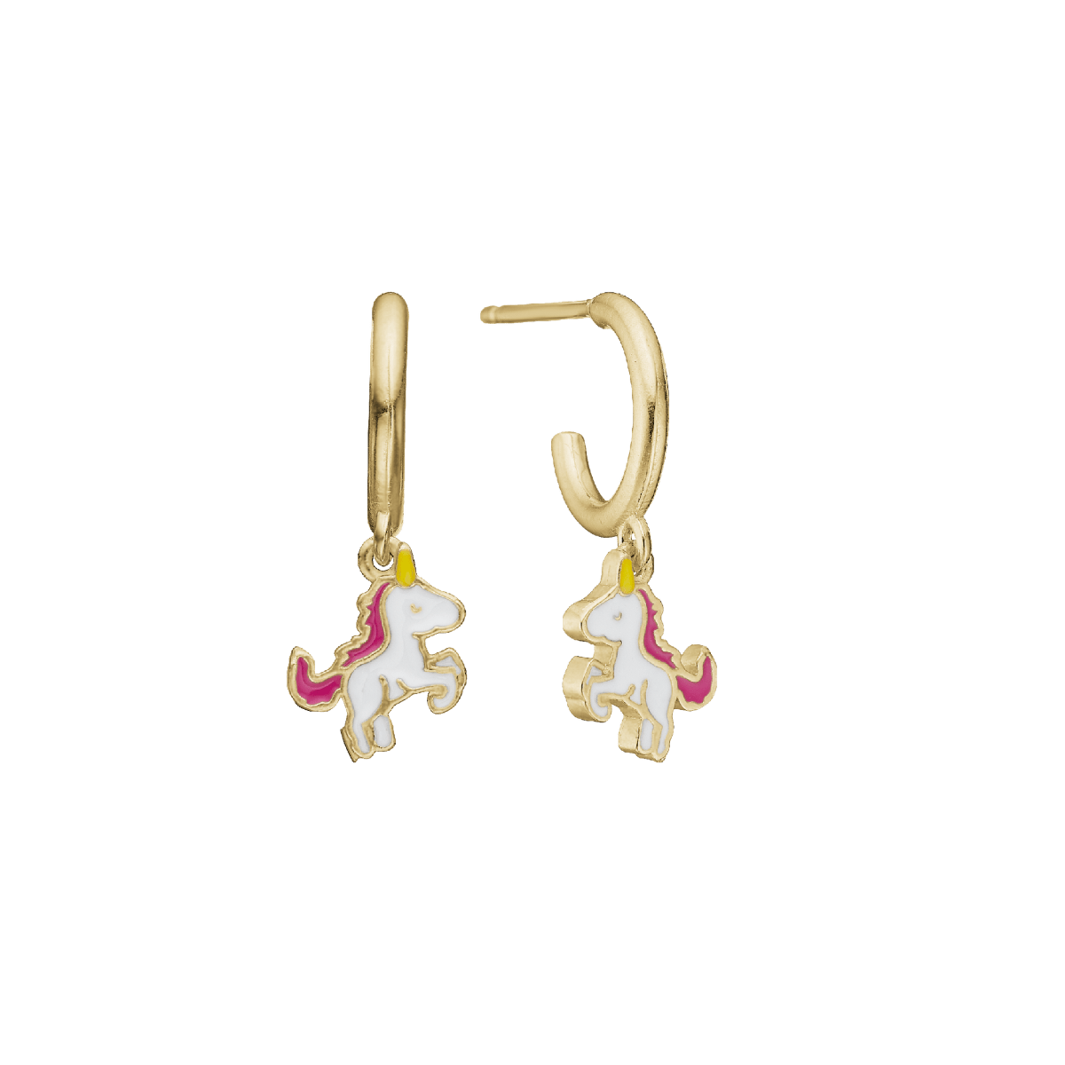 Enhjørning halvcreol, forg sølv - Urma.dk