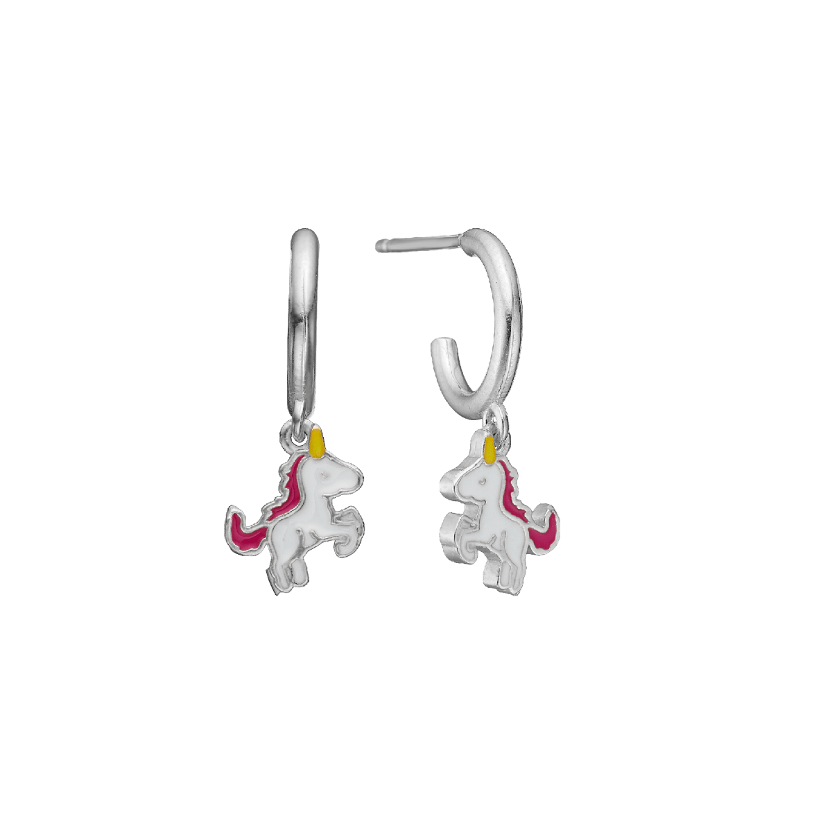 Enhjørning halvcreol, sølv - Urma.dk