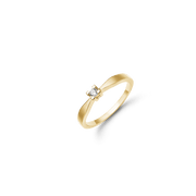 ETERNITY 14KT D.RING 1X0,10CT WSI 4/GRAB - Urma.dk