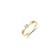 ETERNITY 14KT D.RING 1X0,10CT WSI 4/GRAB