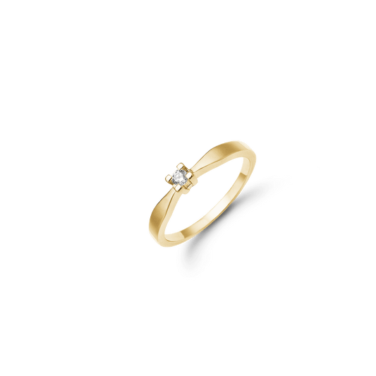 ETERNITY 14KT D.RING 1X0,10CT WSI 4/GRAB