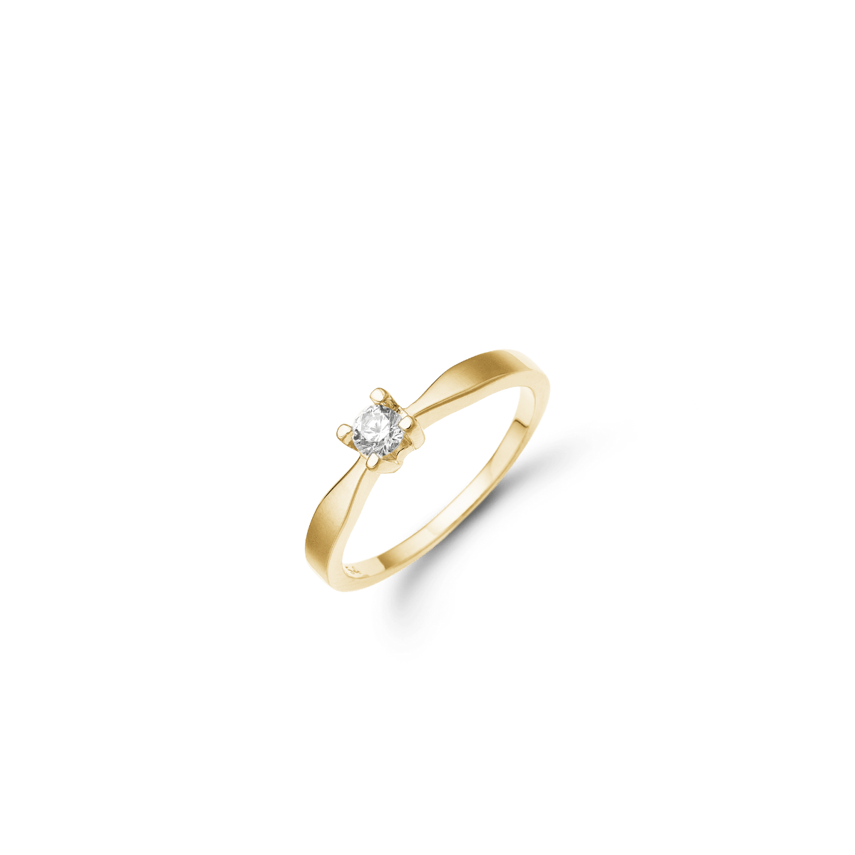 ETERNITY 14KT D.RING 1X0,15CT WSI 4/GRAB - Urma.dk