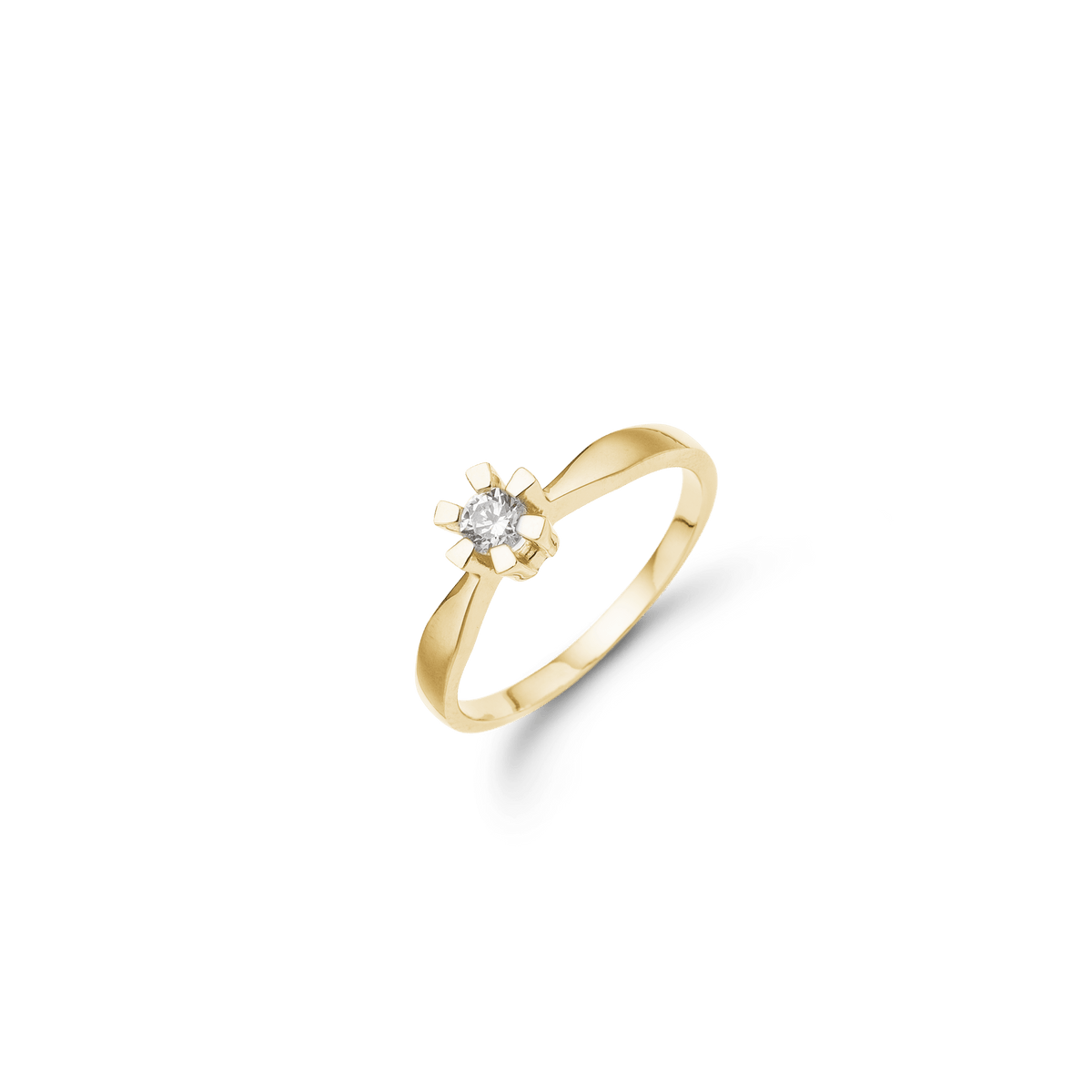 ETERNITY 14KT D.RING 1X0,15CT WSI