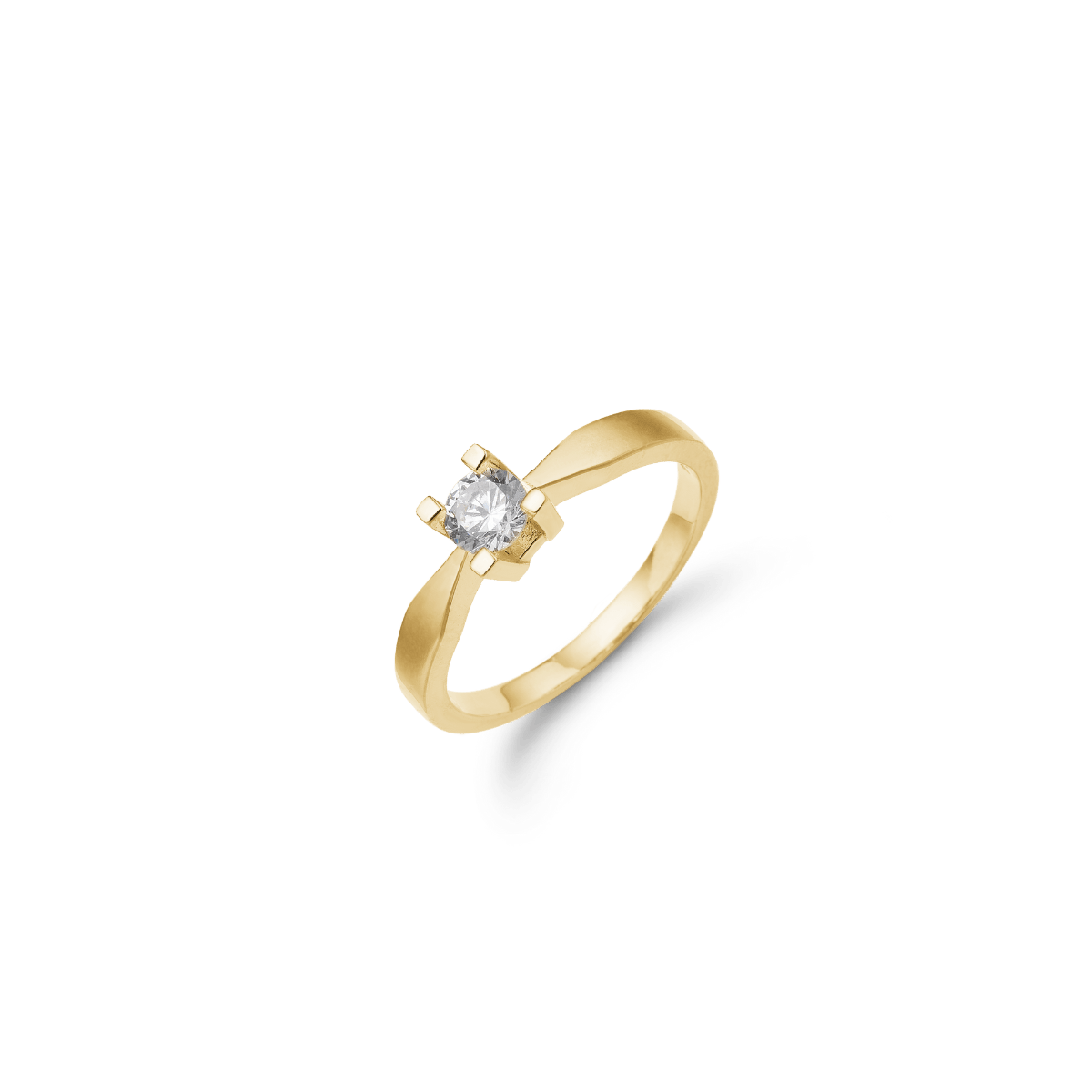 ETERNITY 14KT D.RING 1X0,40CT WSI 4/GRAB - Urma.dk
