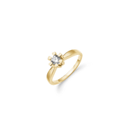 ETERNITY 14KT D.RING 1X0,40CT WSI