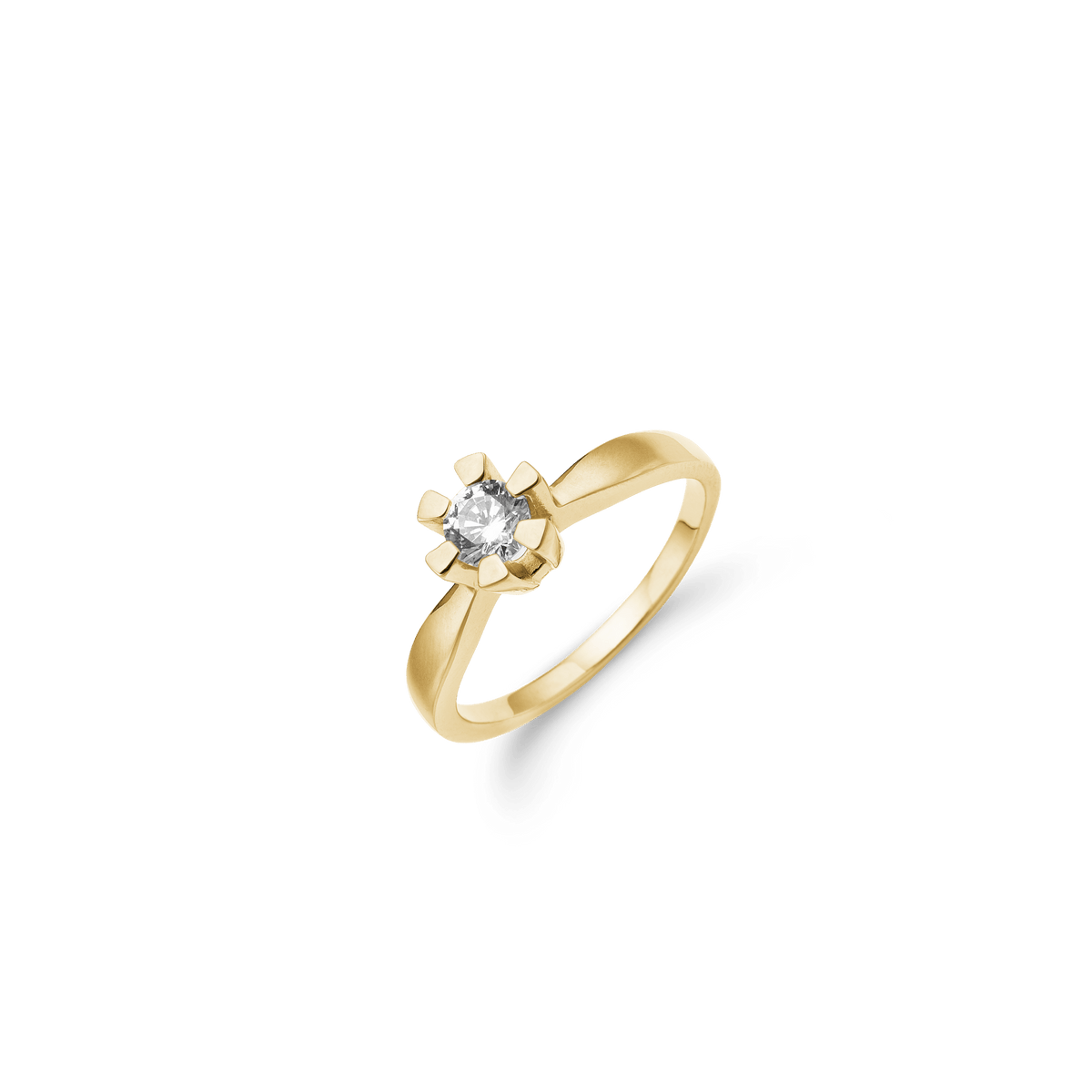 ETERNITY 14KT D.RING 1X0,40CT WSI