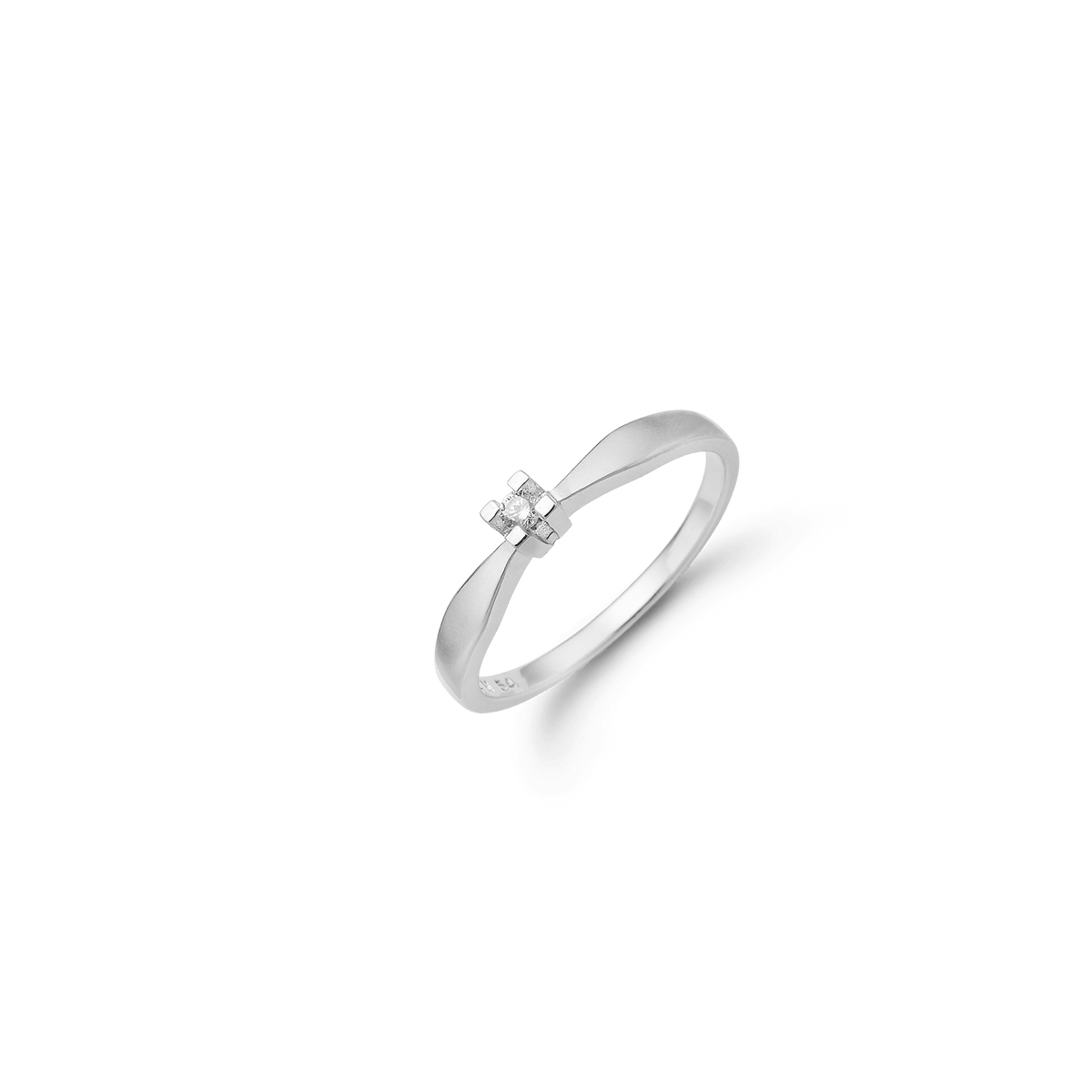 ETERNITY 14KT HV.D.RING 1X0,05CT WSI 4/G