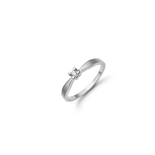 ETERNITY 14KT HV.D.RING 1X0,10CT WSI 4/G - Urma.dk