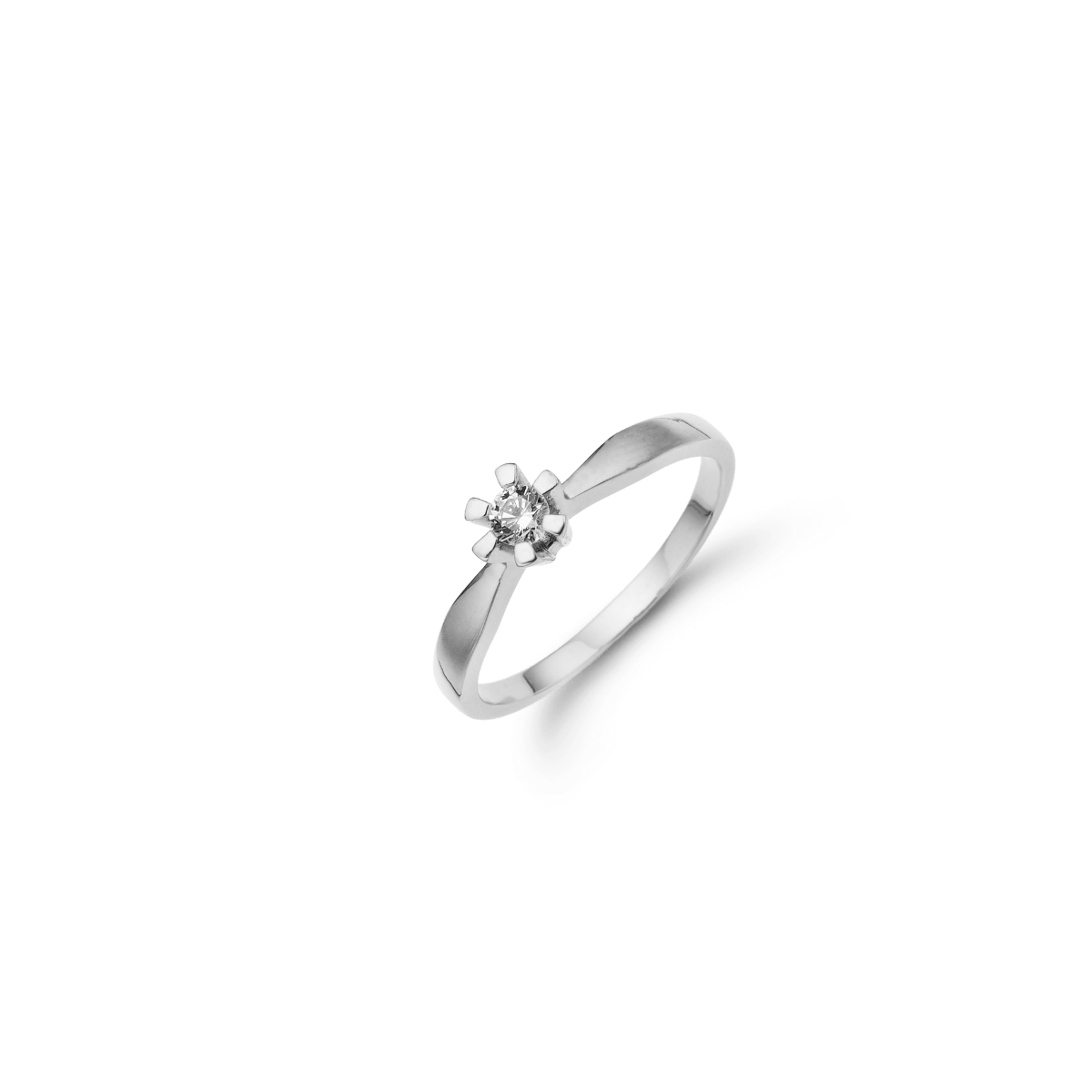 ETERNITY 14KT HV.D.RING 1X0,10CT WSI - Urma.dk